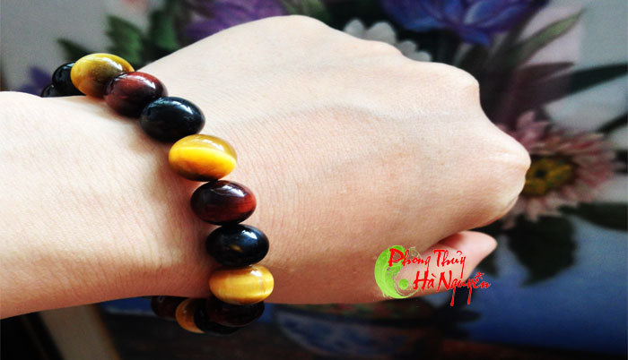 vòng tay đá mắt hổ đa sấc